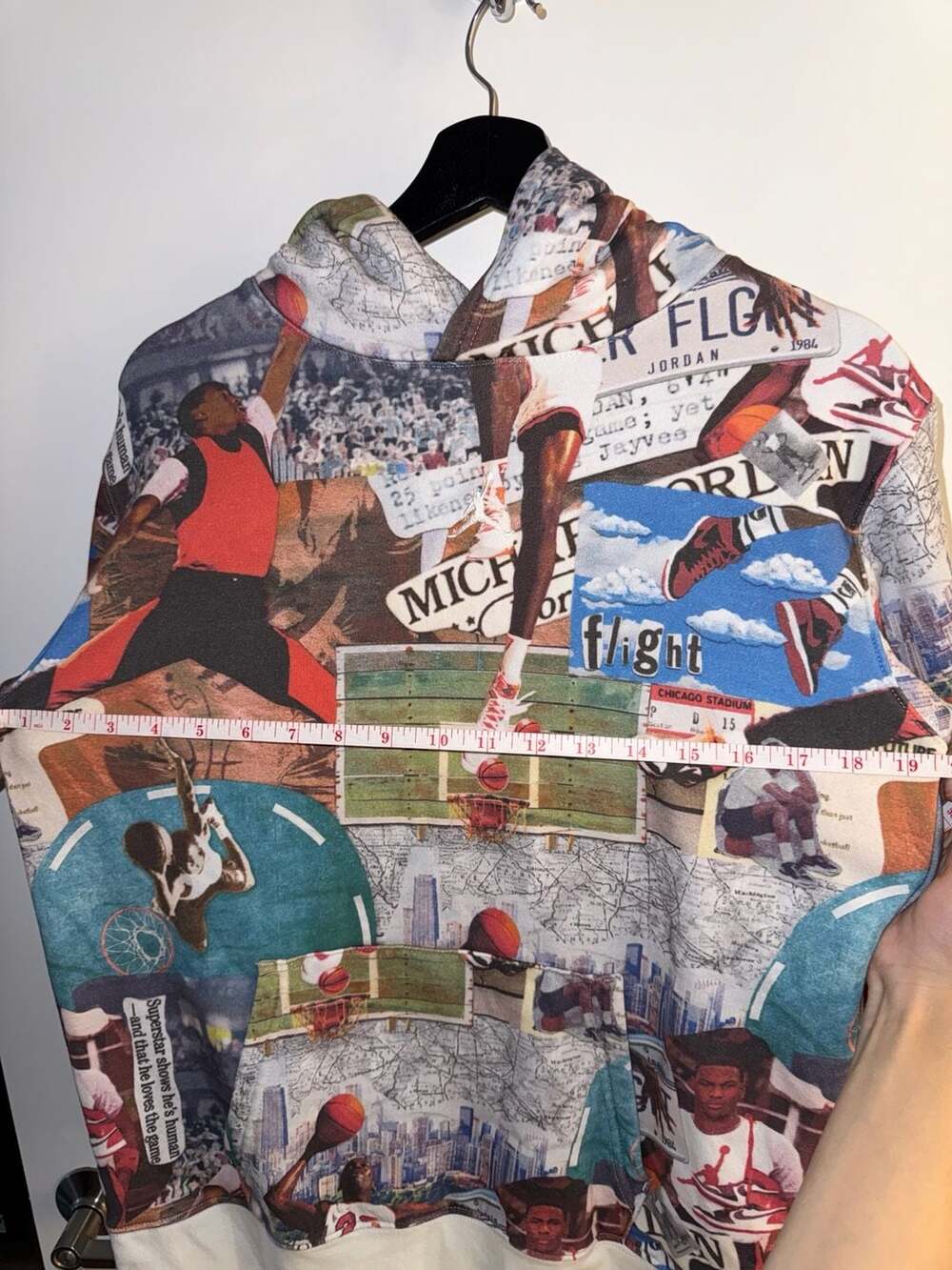 Jordan Michael Jordan Collage Graphic Hoodie Size XL - Picture 6 of 7